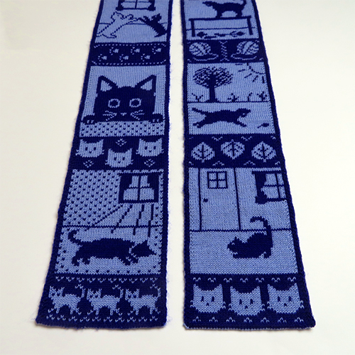 Cat Whodunit Scarf Pattern Released!