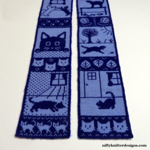 Cat Whodunit Scarf
