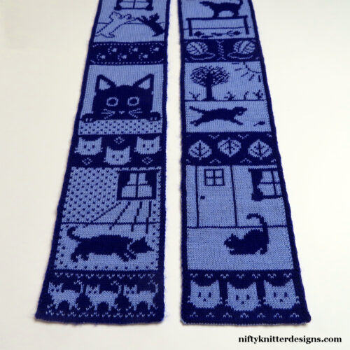 Cat Whodunit Scarf