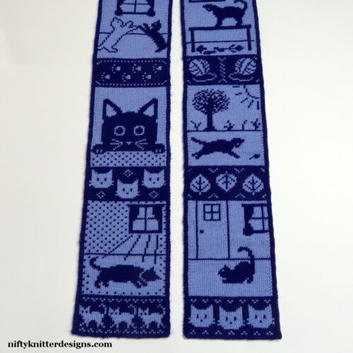 Cat Whodunit Scarf