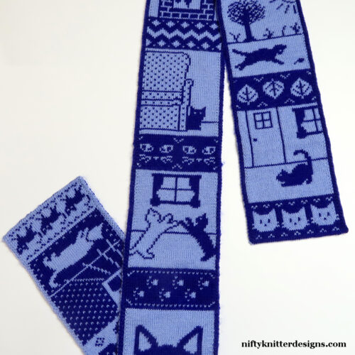 Cat Whodunit Scarf