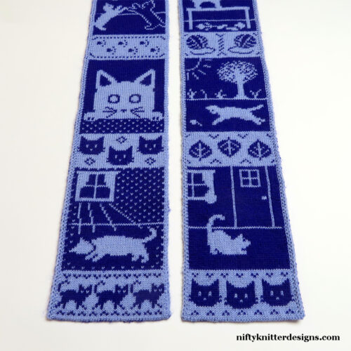 Cat Whodunit Scarf