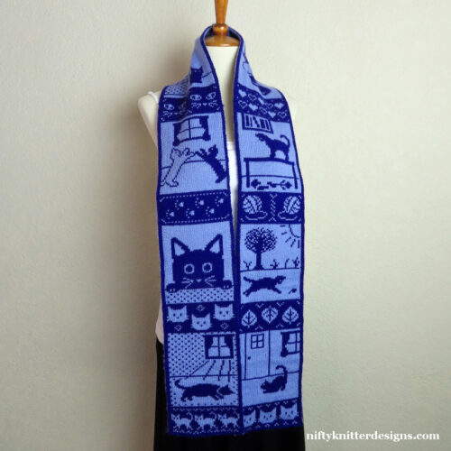 Cat Whodunit Scarf