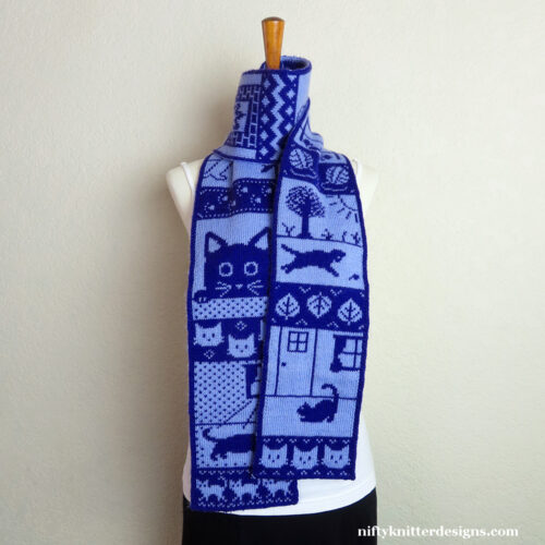 Cat Whodunit Scarf