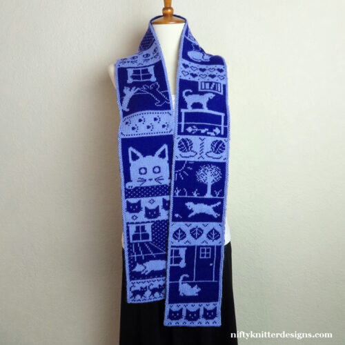 Cat Whodunit Scarf