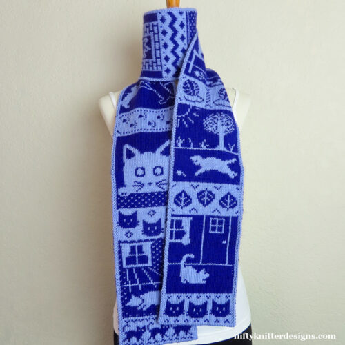 Cat Whodunit Scarf